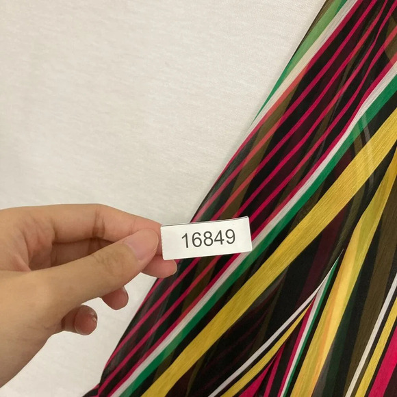 INC International Concepts Colorful Striped Soft Long Sleeve Button Down 1X - Picture 12 of 12